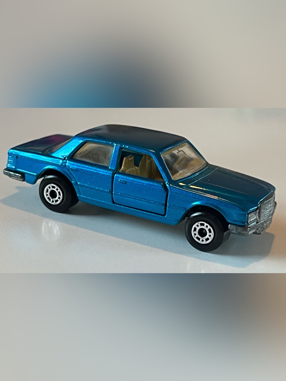 Vintage Matchbox Superfast No. 53 Mercedes 450 SEL 1979 Lesney England Blue